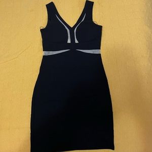 Black mini dress